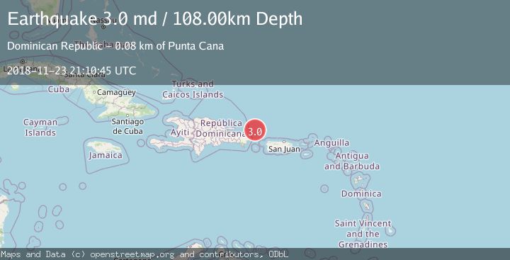 Map of DOMINICAN REPUBLIC REGION