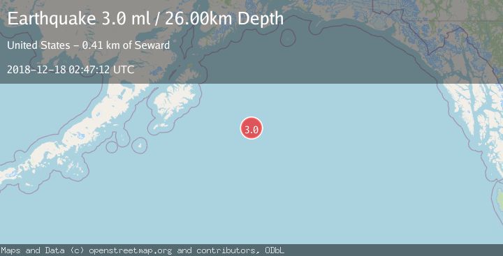 Map of GULF OF ALASKA