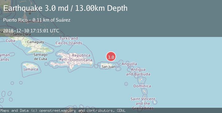 Map of PUERTO RICO REGION