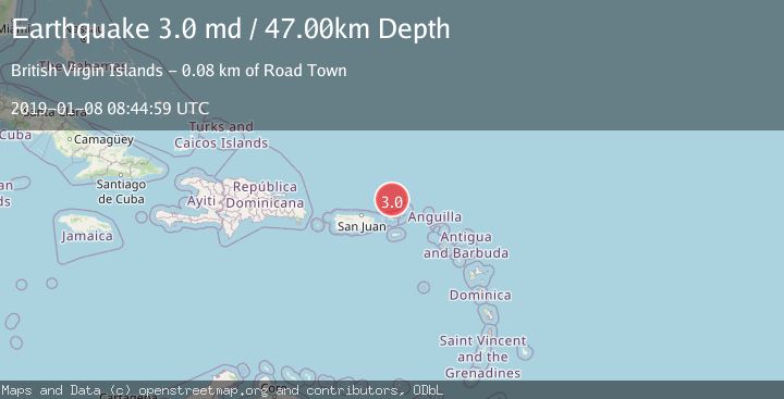 Map of VIRGIN ISLANDS REGION