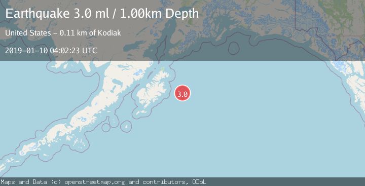 Map of GULF OF ALASKA