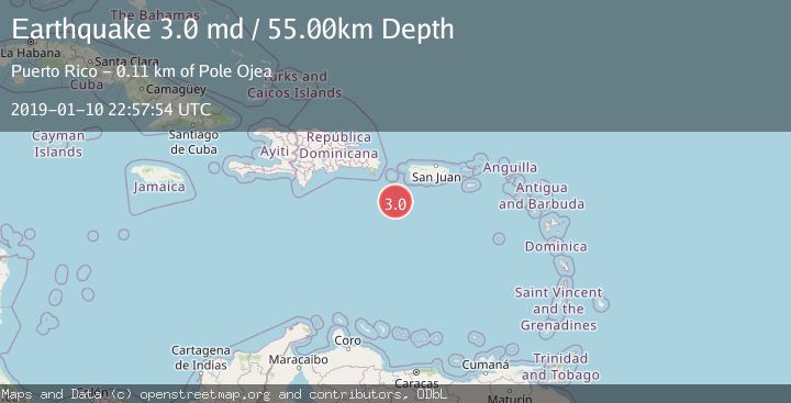 Map of PUERTO RICO REGION