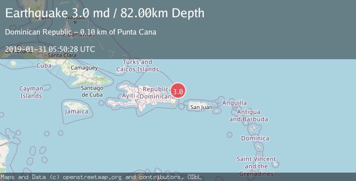 Map of DOMINICAN REPUBLIC REGION