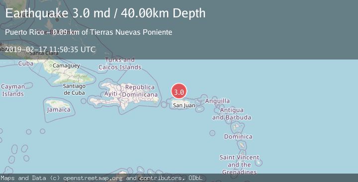 Map of PUERTO RICO REGION