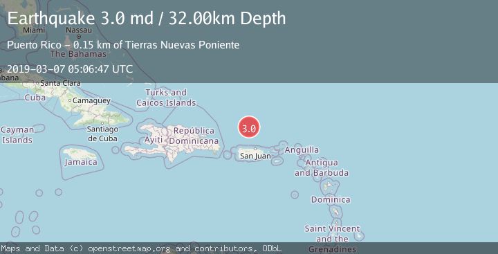 Map of PUERTO RICO REGION
