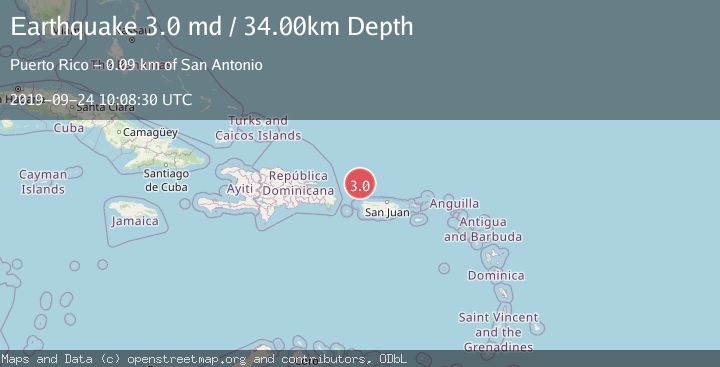 Map of PUERTO RICO REGION