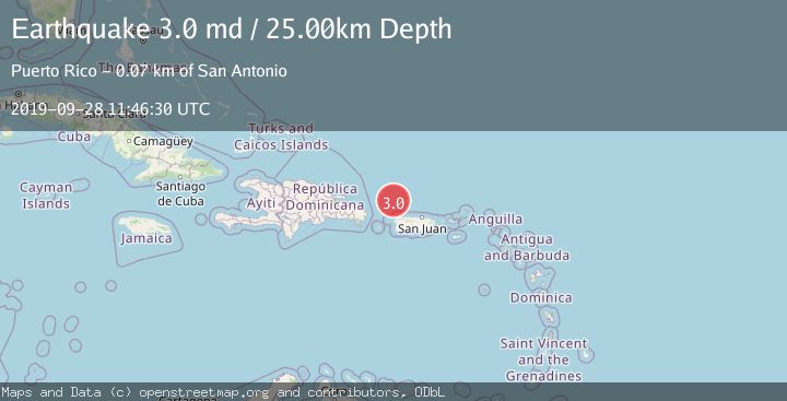 Map of PUERTO RICO REGION
