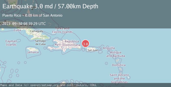 Map of PUERTO RICO REGION
