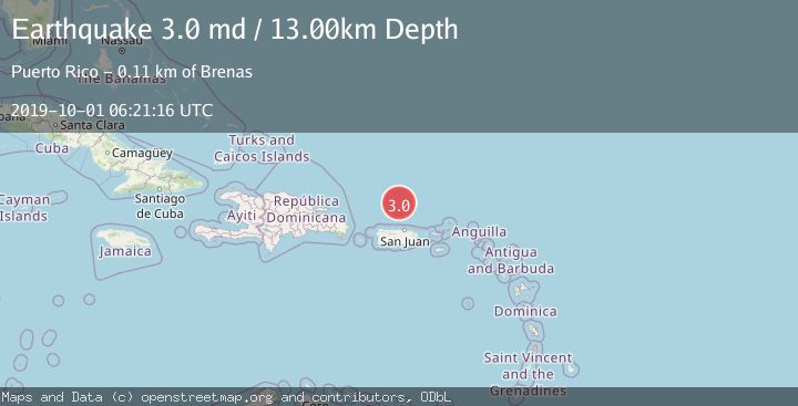Map of PUERTO RICO REGION