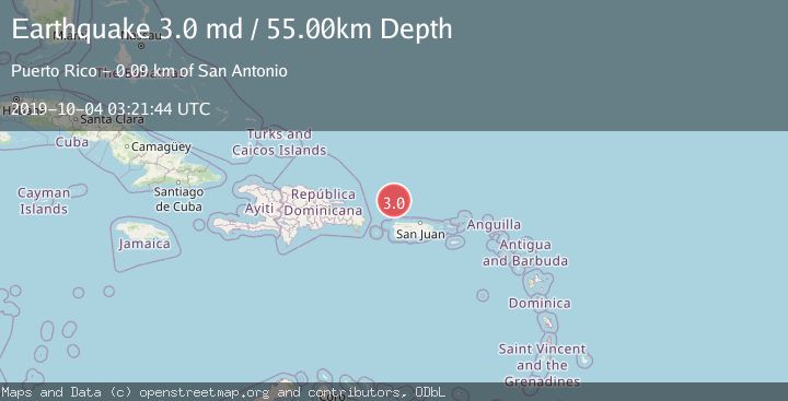 Map of PUERTO RICO REGION