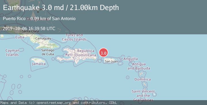 Map of PUERTO RICO REGION