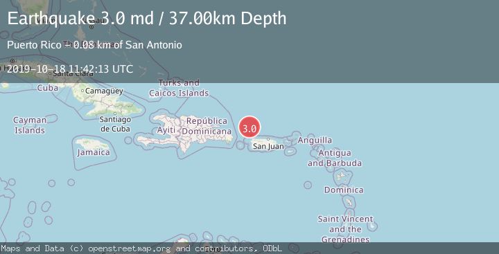 Map of PUERTO RICO REGION