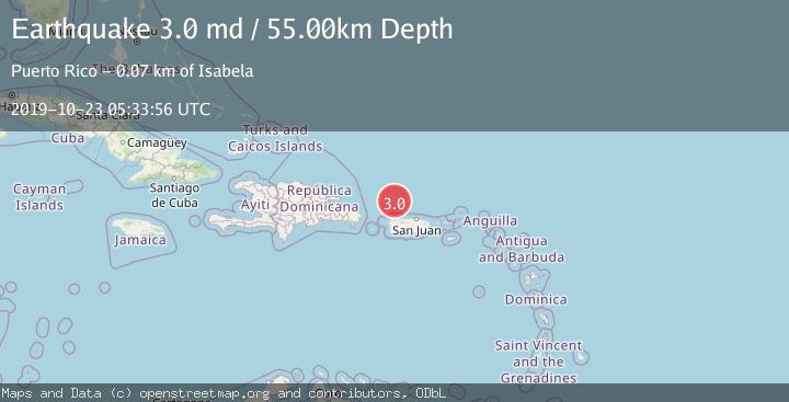 Map of PUERTO RICO REGION