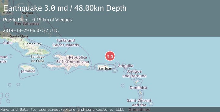 Map of PUERTO RICO REGION