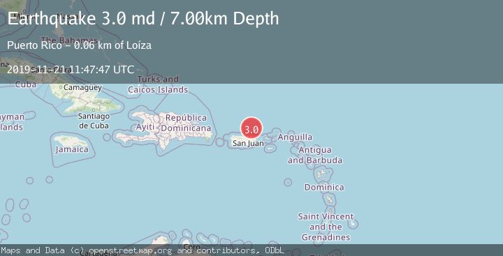 Map of PUERTO RICO REGION