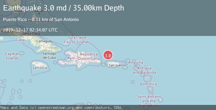 Map of PUERTO RICO REGION