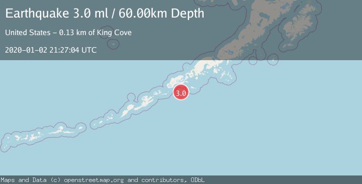 Map of UNIMAK ISLAND REGION, ALASKA