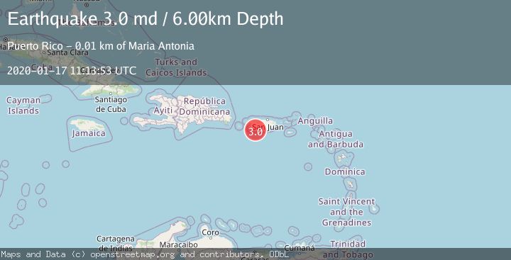 Map of PUERTO RICO REGION