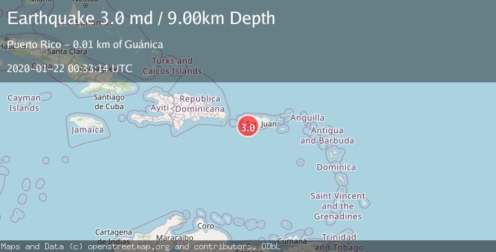 Map of PUERTO RICO REGION