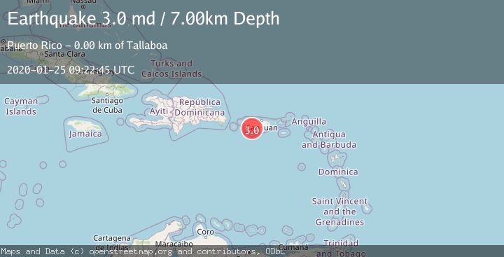 Map of PUERTO RICO REGION