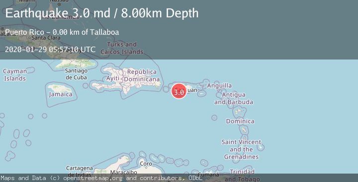 Map of PUERTO RICO REGION