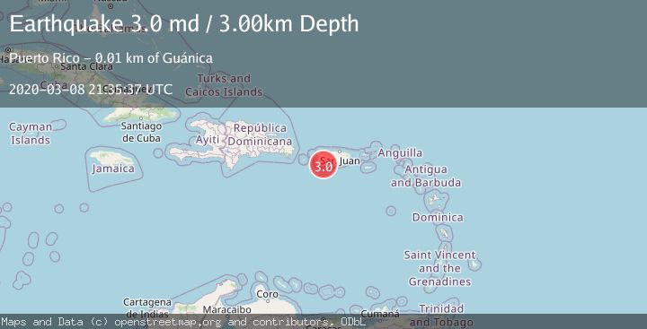 Map of PUERTO RICO REGION