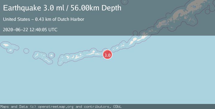 Map of ANDREANOF ISLANDS, ALEUTIAN IS.