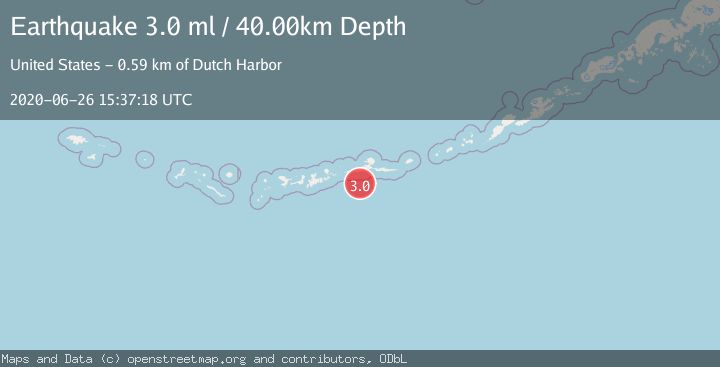 Map of ANDREANOF ISLANDS, ALEUTIAN IS.
