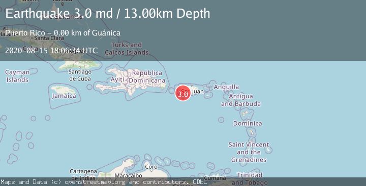 Map of PUERTO RICO REGION