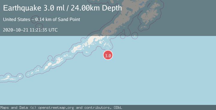 Map of SOUTH OF ALASKA