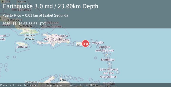 Map of PUERTO RICO REGION