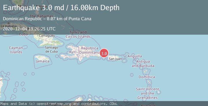 Map of DOMINICAN REPUBLIC REGION