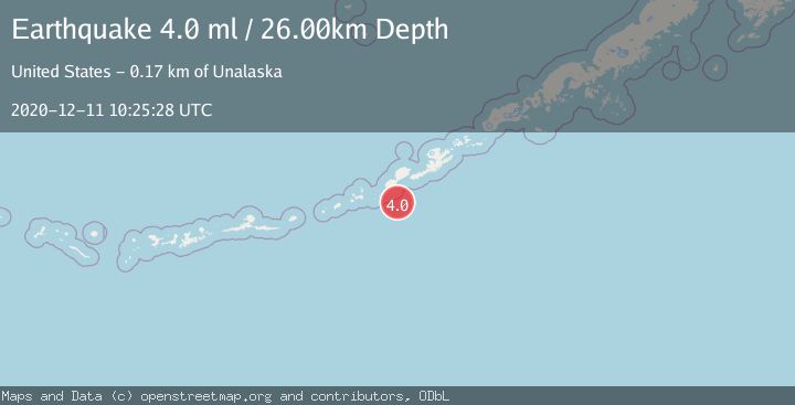 Map of FOX ISLANDS, ALEUTIAN ISLANDS