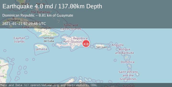Map of DOMINICAN REPUBLIC