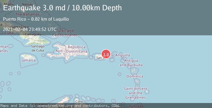 Map of PUERTO RICO REGION