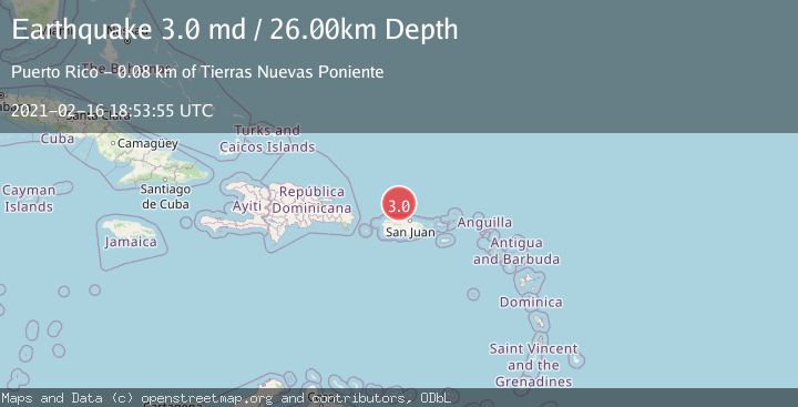 Map of PUERTO RICO REGION