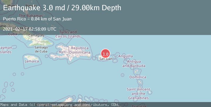 Map of PUERTO RICO REGION