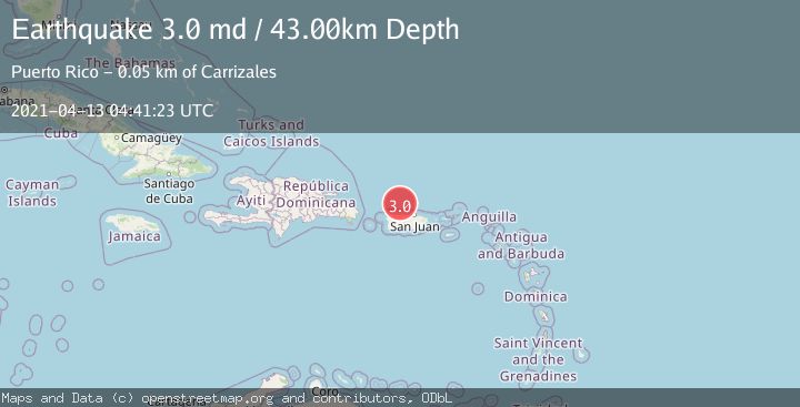 Map of PUERTO RICO REGION