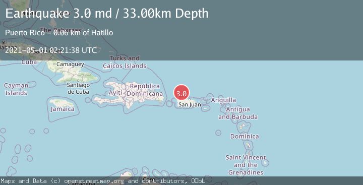 Map of PUERTO RICO REGION
