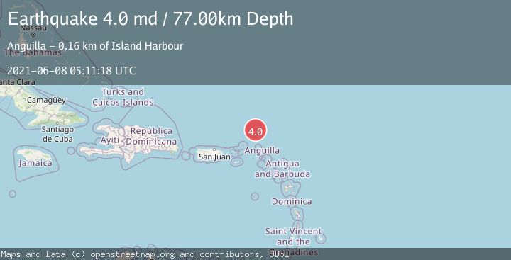 Map of VIRGIN ISLANDS REGION
