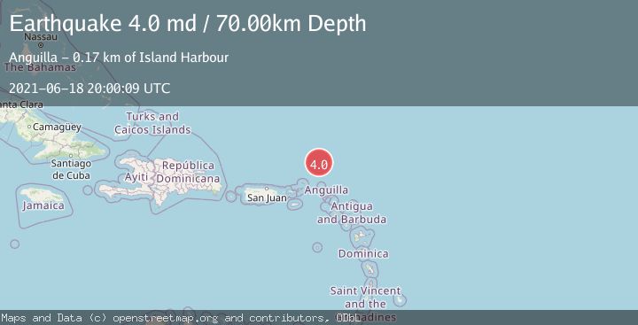 Map of VIRGIN ISLANDS REGION