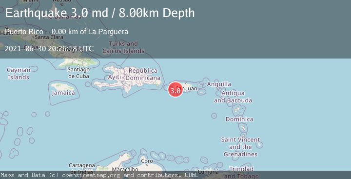 Map of PUERTO RICO REGION