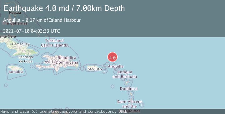 Map of VIRGIN ISLANDS REGION
