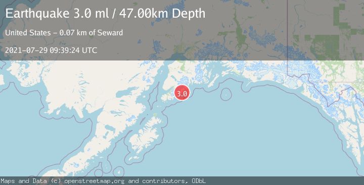 Map of KENAI PENINSULA, ALASKA