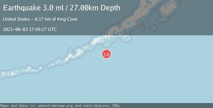 Map of SOUTH OF ALASKA