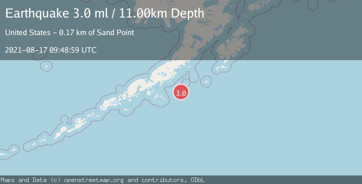 Map of ALASKA PENINSULA