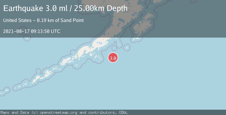 Map of ALASKA PENINSULA