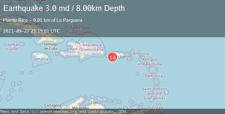 Map of PUERTO RICO REGION