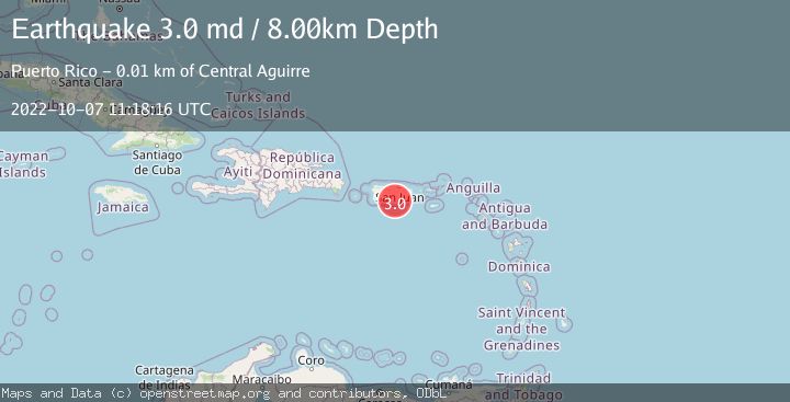 Map of PUERTO RICO REGION