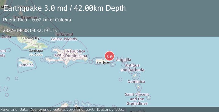Map of PUERTO RICO REGION